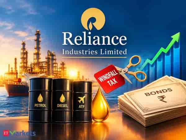 Reliance shares eyed as govt cuts windfall tax; stock slips 21% in 2026