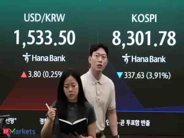 Kospi crashes 9% in two sessions, sparking market fears in 2026