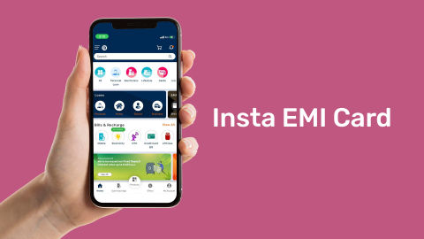 How to apply for Insta EMI Card