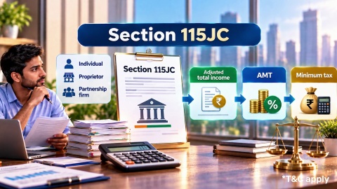 Section 115JC of Income Tax Act - How to Calculate Tax us 115JC