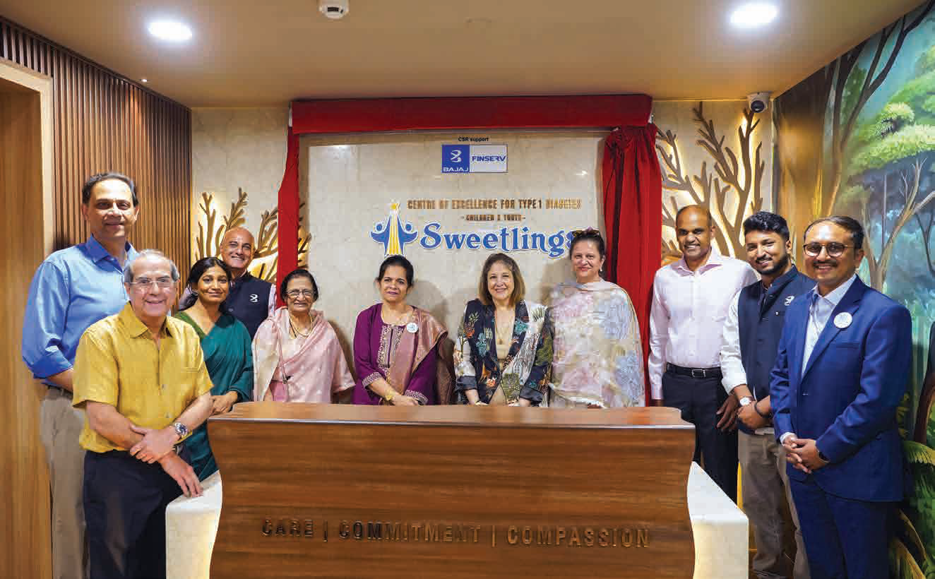 Inauguration of the Sweetlings Centre of Excellence for Type 1 Diabetes at Jehangir Hospital.